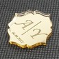 Étiquette dragées plexi Or 8