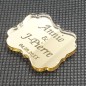Étiquette dragées plexi Or 7