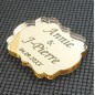 Étiquette dragées plexi Or 18