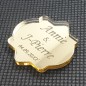 Étiquette dragées plexi Or 11