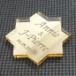 Étiquette dragées plexi Or 12