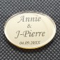 Étiquette dragées plexi Or 19