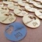 Étiquettes acryliques personnalisées en plexiglas, 10/20/50 pièces, Souvenirs de baptême pour réception-cadeau pour bébé, étique